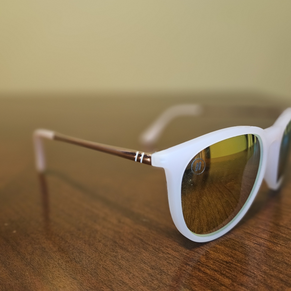 Blenders Lught Pink Sunglasses with Gold Lenses